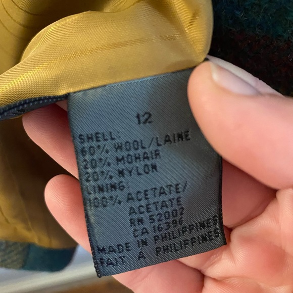 Vintage Wool Liz Claiborne LizWear Coat Blazer Winter Coat - Picture 2 of 9